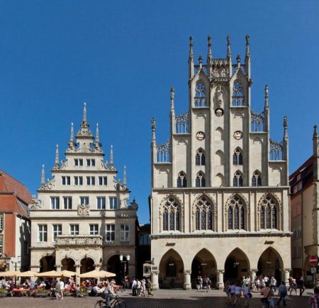 Het stadhuis waar de Vrede van Münster werd getekend
