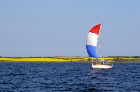 Zeilen langs de kusten van Schleswig-Holstein